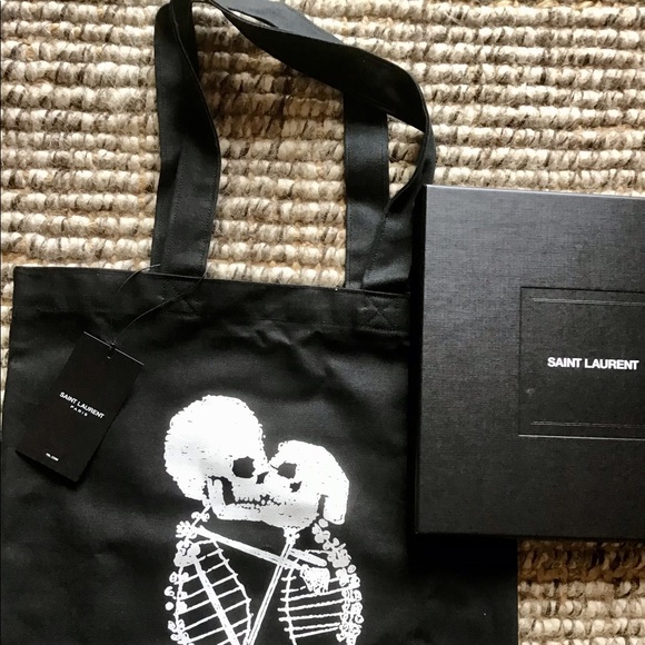 ysl rive droite tote bag